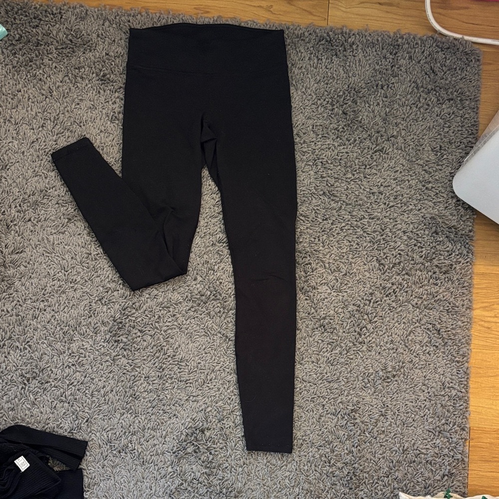 Fabletics Powerhold Black Active Leggings - Full Length
